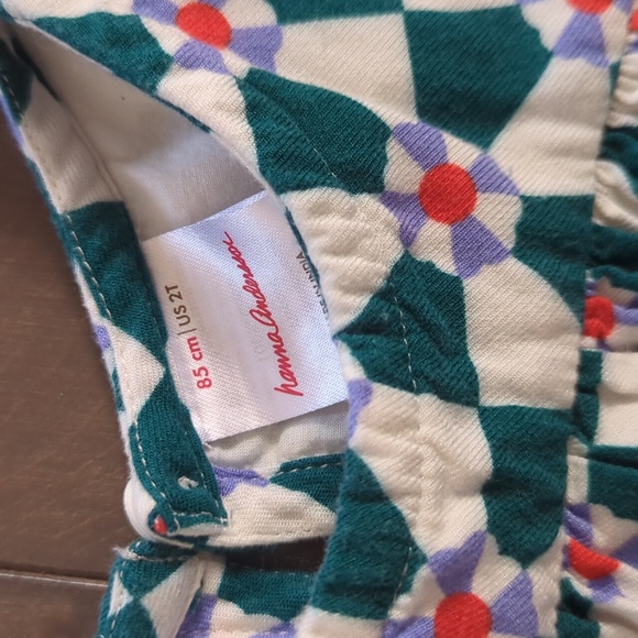 Hanna Andersson 2T Checkerboard Woven Party Top - Picture 5 of 7